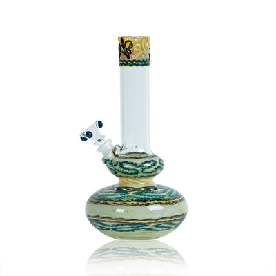 Line Worked Bubble Bong - HVY Glass