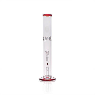 50x5mm 15in Straight Tube Bong - No Stress Glass