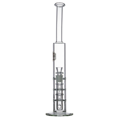 Stacked Inverted Showerhead Perc Bong