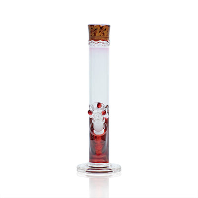 Lineworked Straight Tubed Bong - HVY Glass