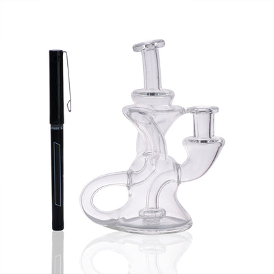 Klein Recycler Dab Rig - Happy Time Glass