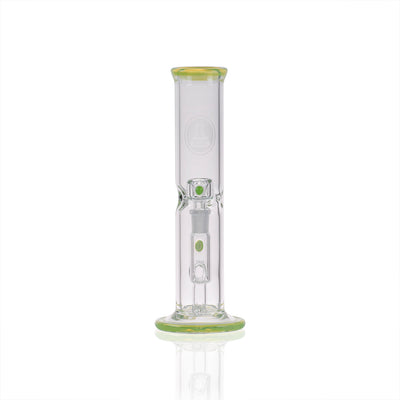 50x5mm 10in Straight Tube Bong - No Stress Glass