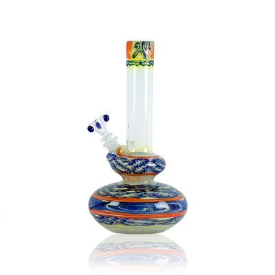 Line Worked Bubble Bong - HVY Glass