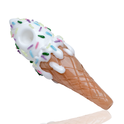 Ice Cream Cone Pipe by Empire Glassworks