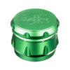 Green 4-Piece Diamond Crest Aluminum Grinder