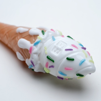 Ice Cream Cone Pipe by Empire Glassworks