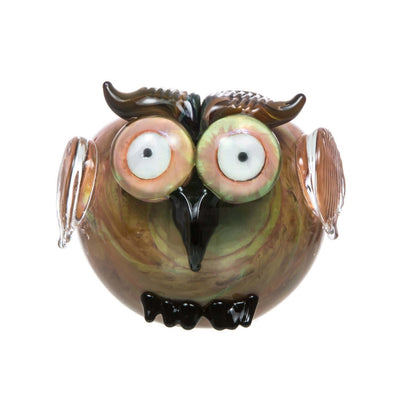 Empire Glassworks - Owl Themed Mini Spoon Pipe
