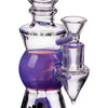 Icon Slyme Accented Cone Perc Bong Funnel Bowl Closeup