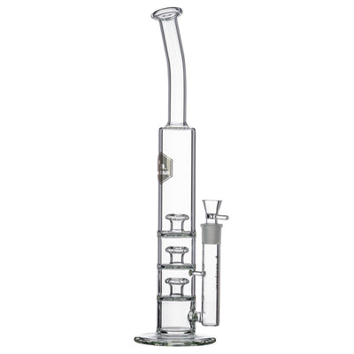 Stacked Inverted Showerhead Perc Bong