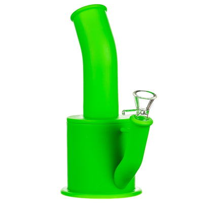 Green Silicone Oil Can Bong
